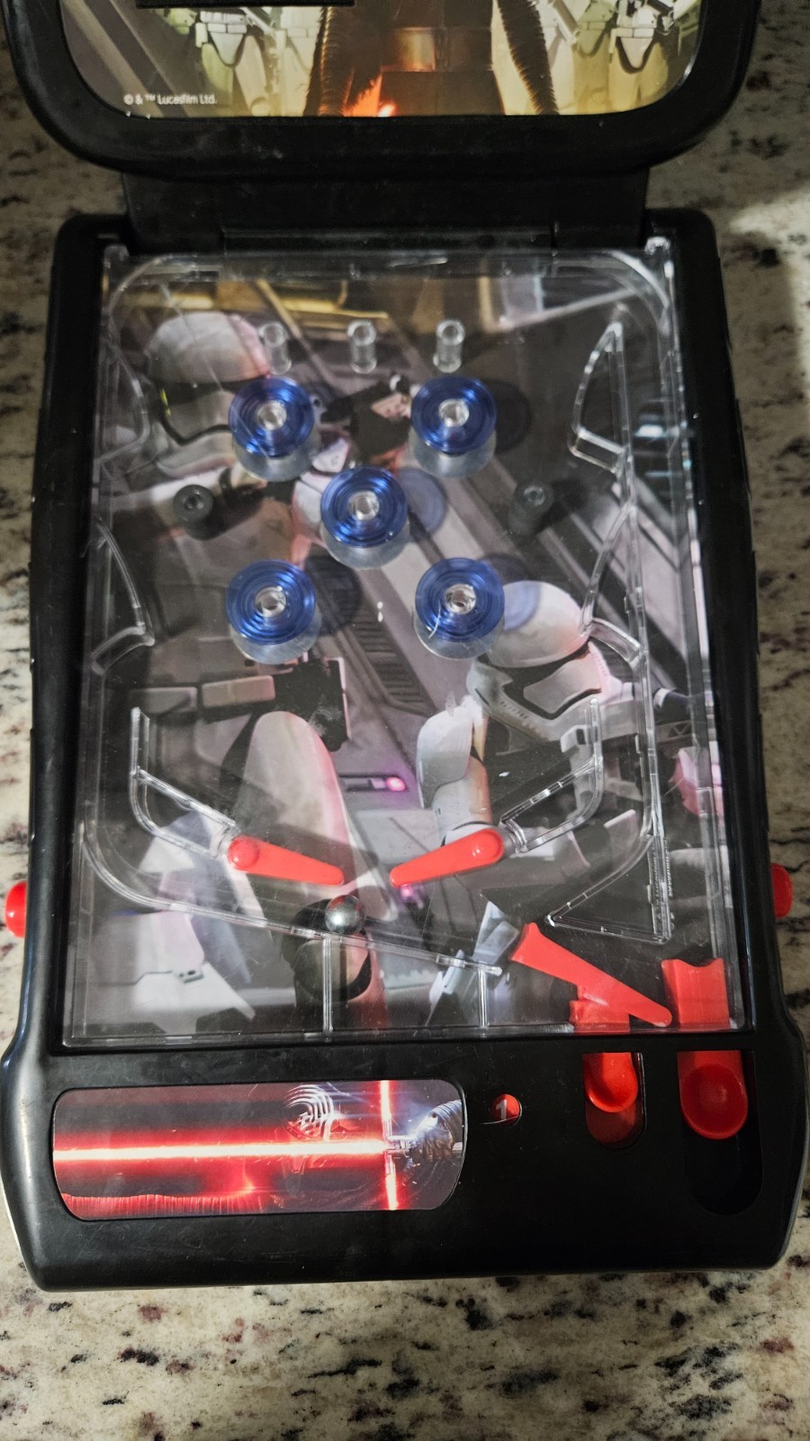 Star Wars "The Force Awakens" Table Top Electronic Pinball (2009)