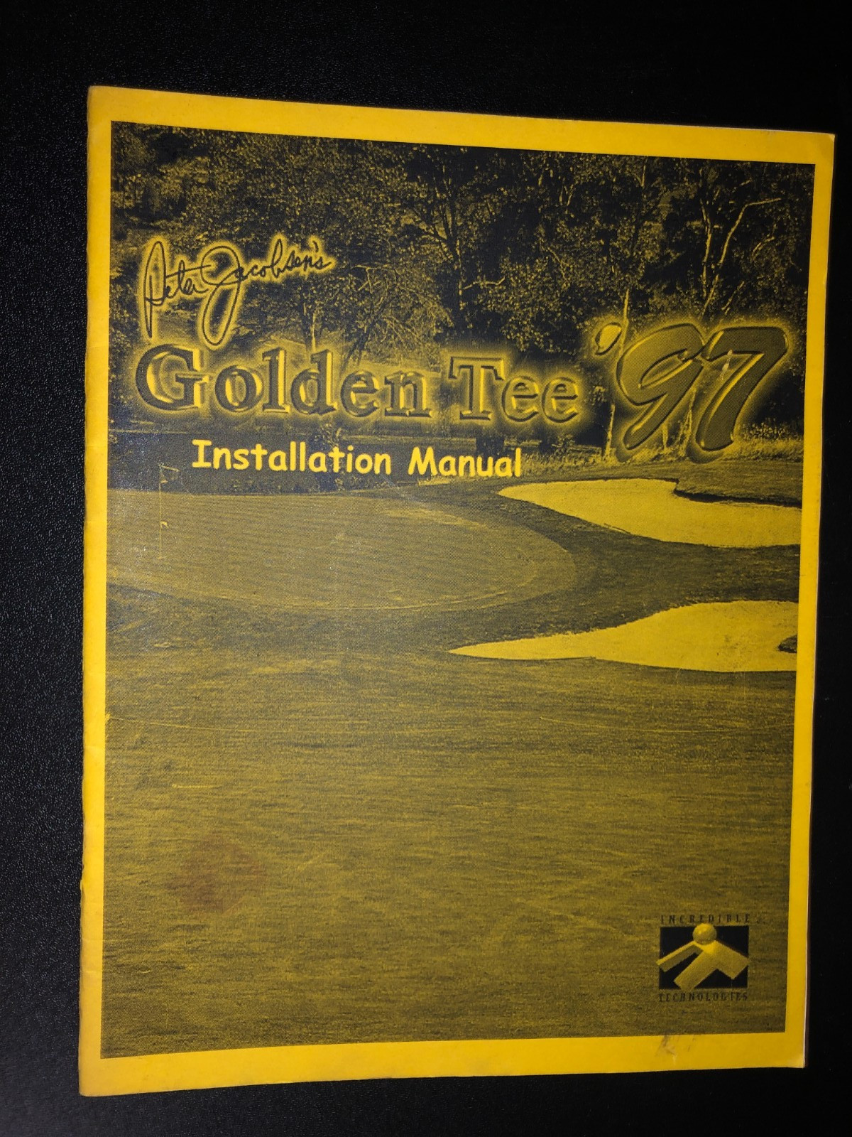 Incredible Technologies GOLDEN TEE 97 ARCADE MANUAL ##