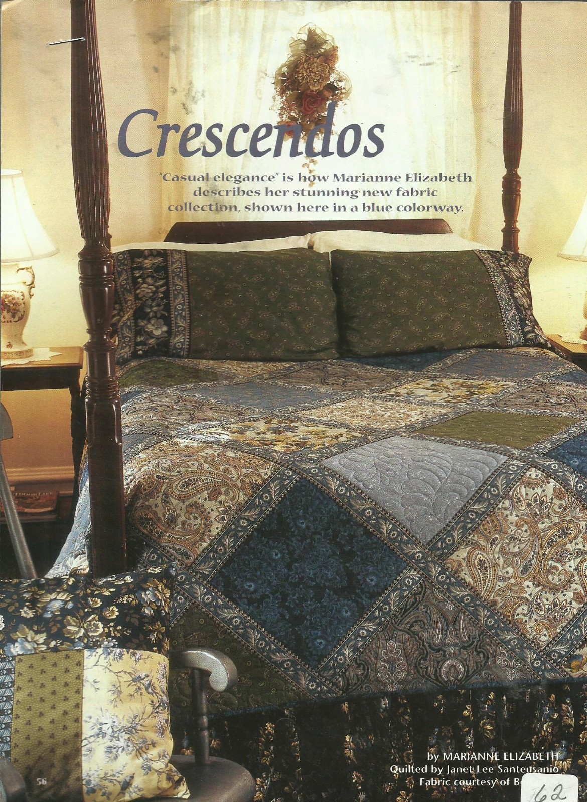 D0126 CRESCENDOS  QUILT PATTERN/INSTRUCTIONS