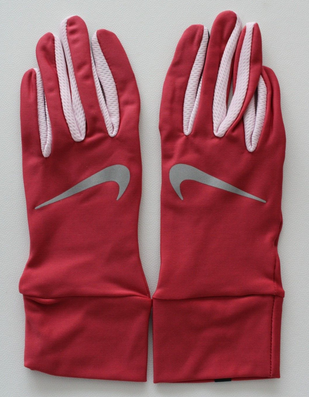 Nike Lightweight Tech Running Gloves Women's Medium Archaeo Pink/Silver