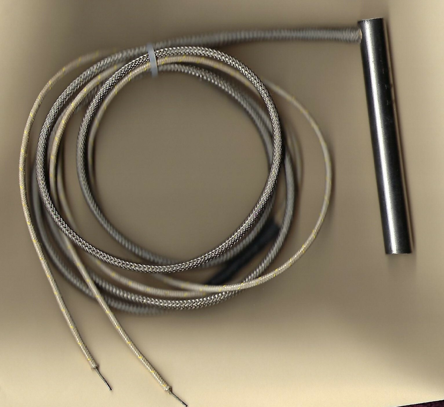 Fast Heat Cartridge Heater 1/2" Dia X 3" Inch Long 310W 240V 48" SS Braided Lead