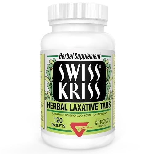 Swiss Kriss Herbal Laxative Tablets Natural Senna Digestive Relief Constipation