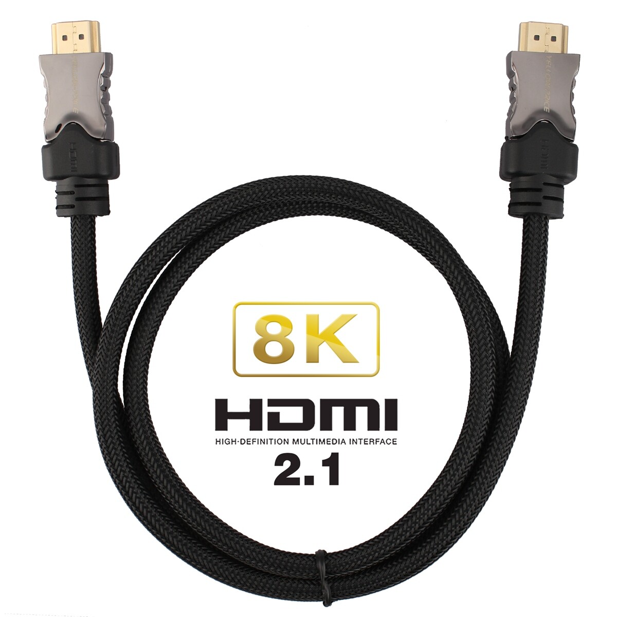 Ultra 8K HDMI Cable - 6 Feet - Black | High Speed, 48Gbps, Dynamic HDR, eARC Lot