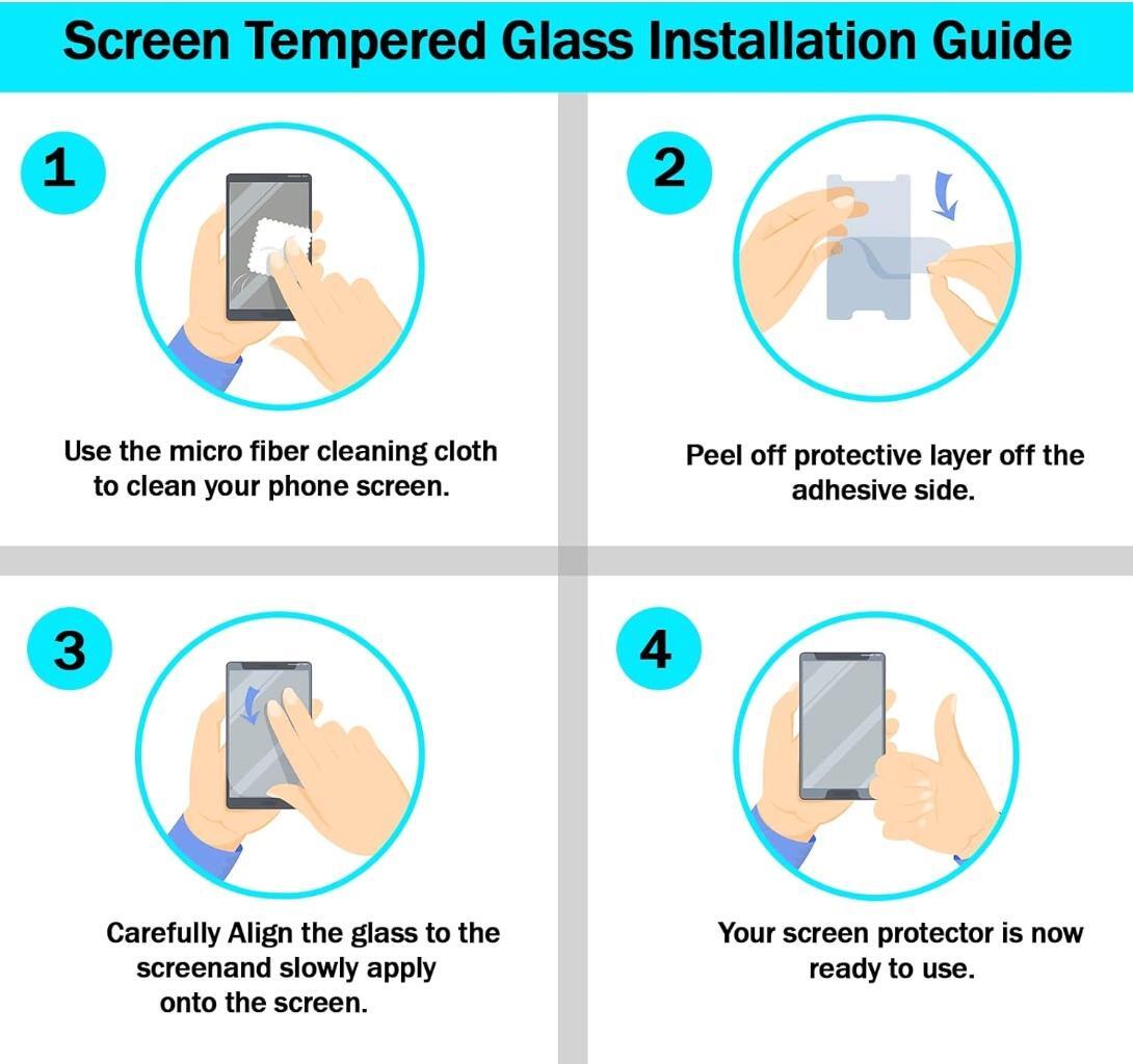 2 Pack For Motorola MOTO G 5G 2024 Premium Tempered Glass Screen Protector