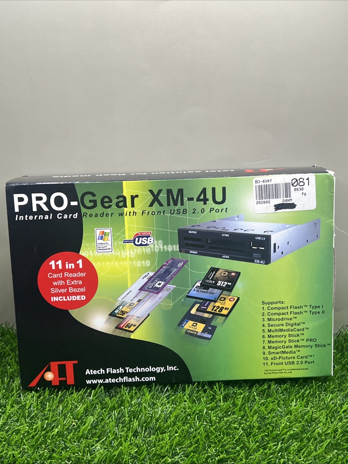 AFT Pro-Gear XM-4U Internal Card Reader with Front USB Port 11 in 1 card reader