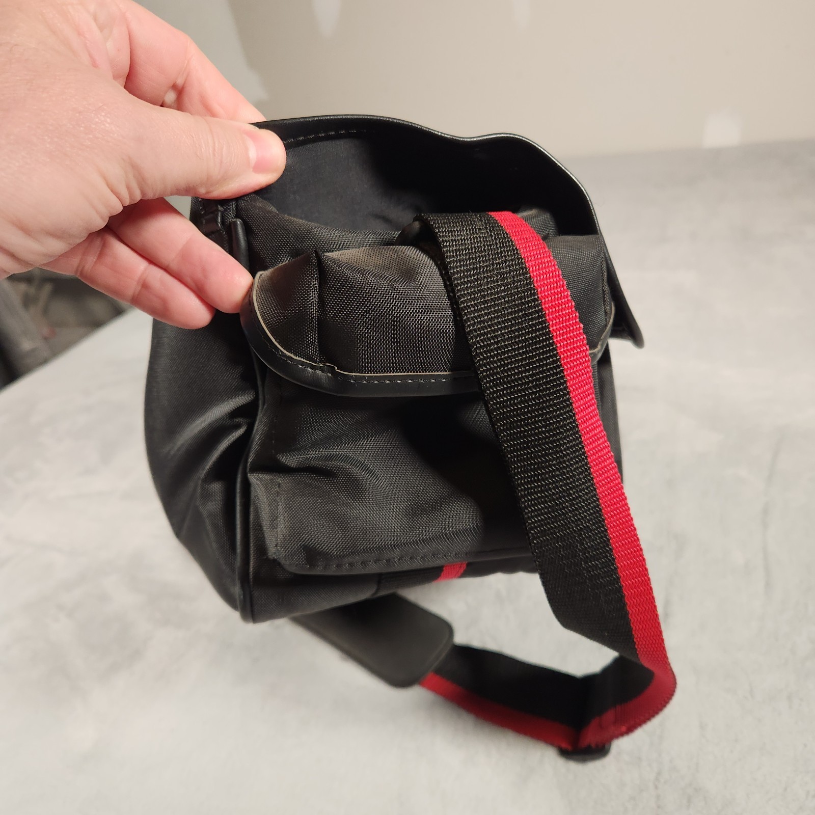 Fotima Camera Bag Black Adjustable Strap Padded Compartments F430NS