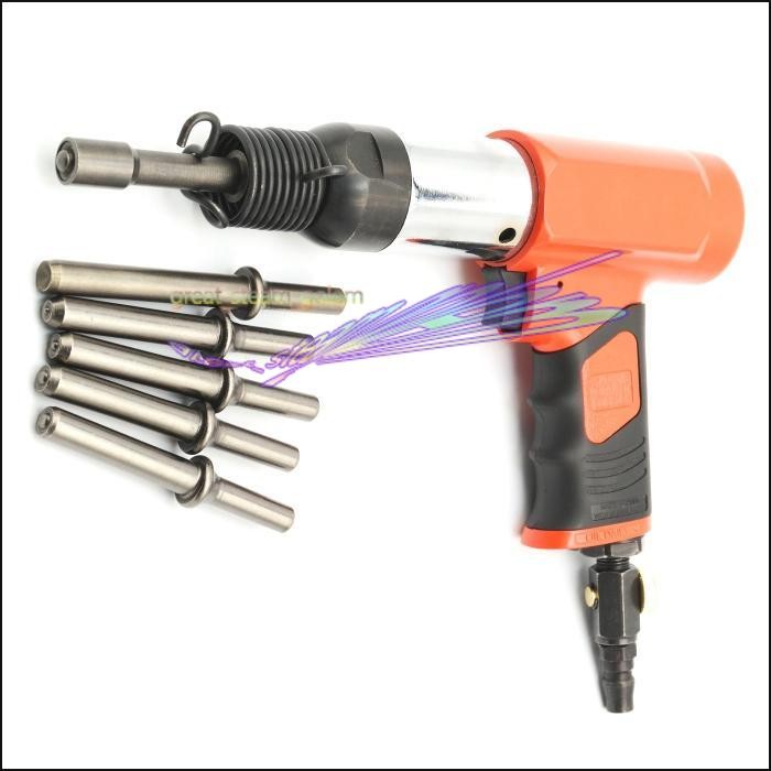New Pneumatic Riveter Advertisement Nameplate Air Rivet Gun for 3-8MM Screw Nut