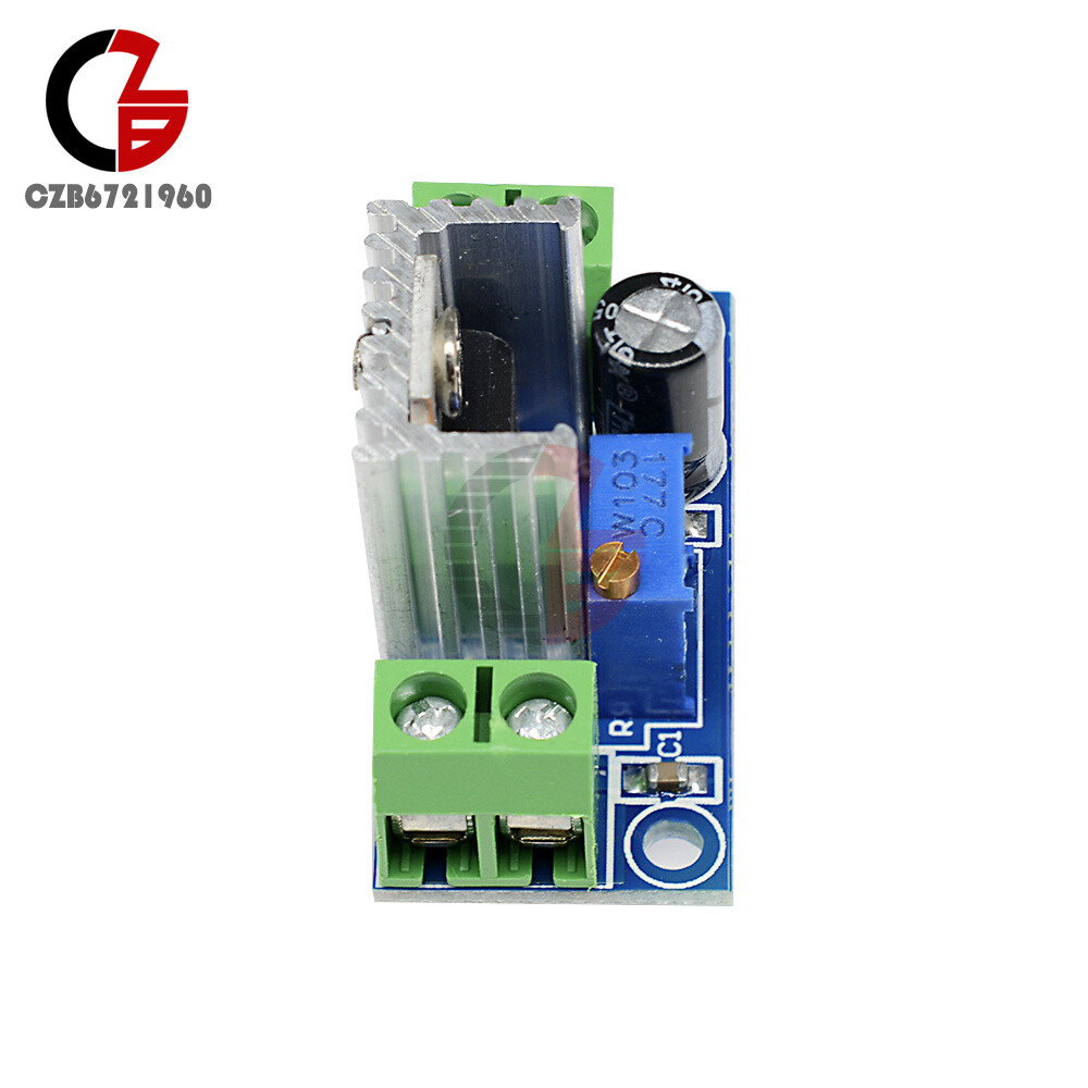 5PCS DC LM317 Linear Buck Converter Adjustable Step Down Power Regulator Module