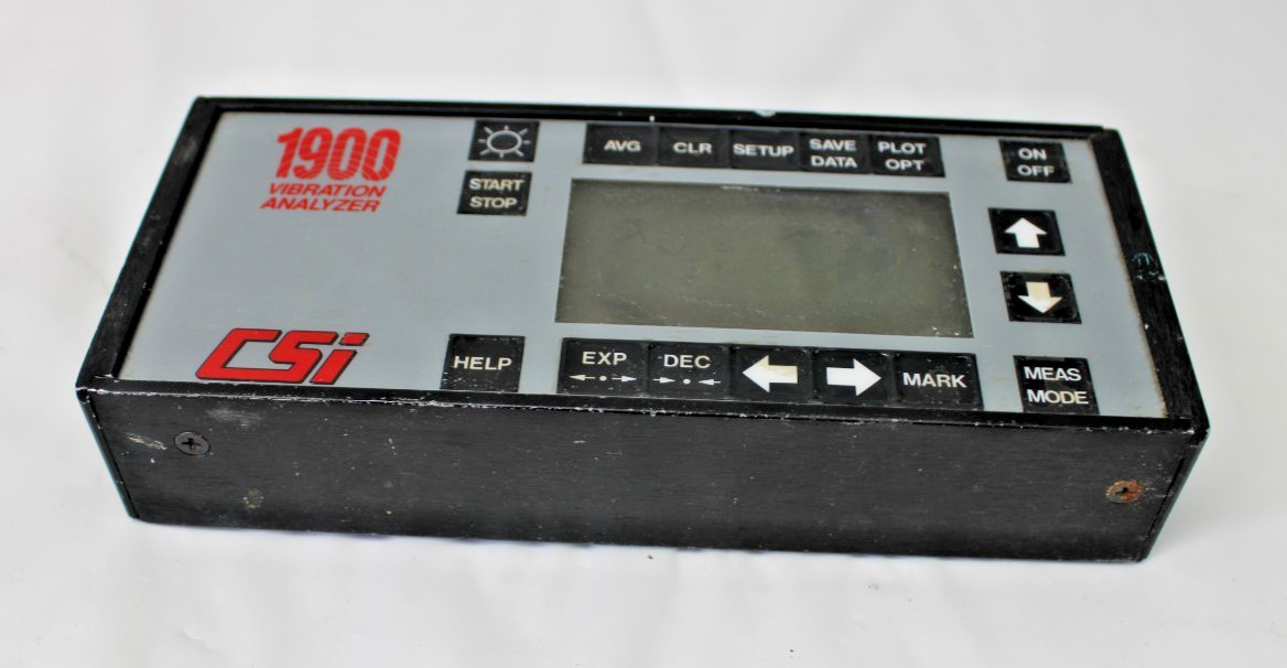 CSI 1900 Machinery VIBRATION ANALYZER, For Parts/Repair
