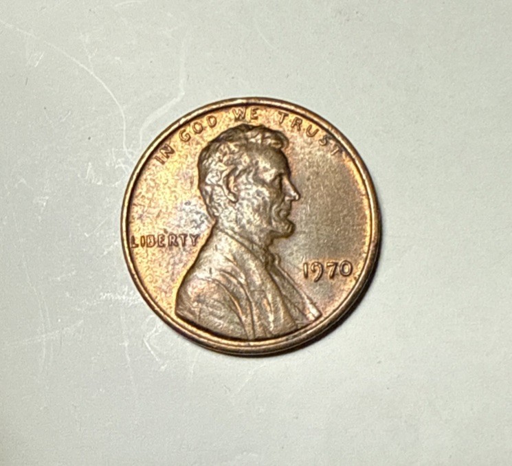 1970-P Lincoln Memorial Cent