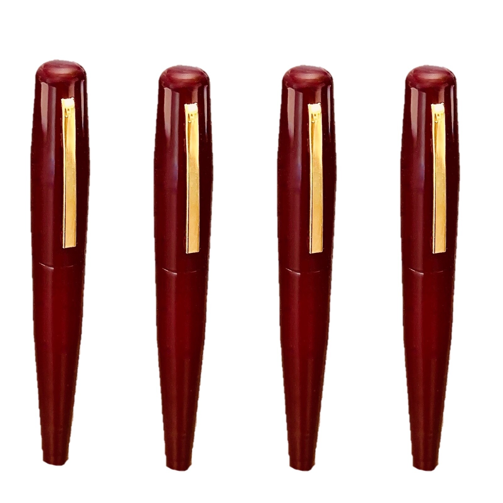 4 Pack Police Magnum pepper spray pens- Discreet Self Defense Security- Burgundy