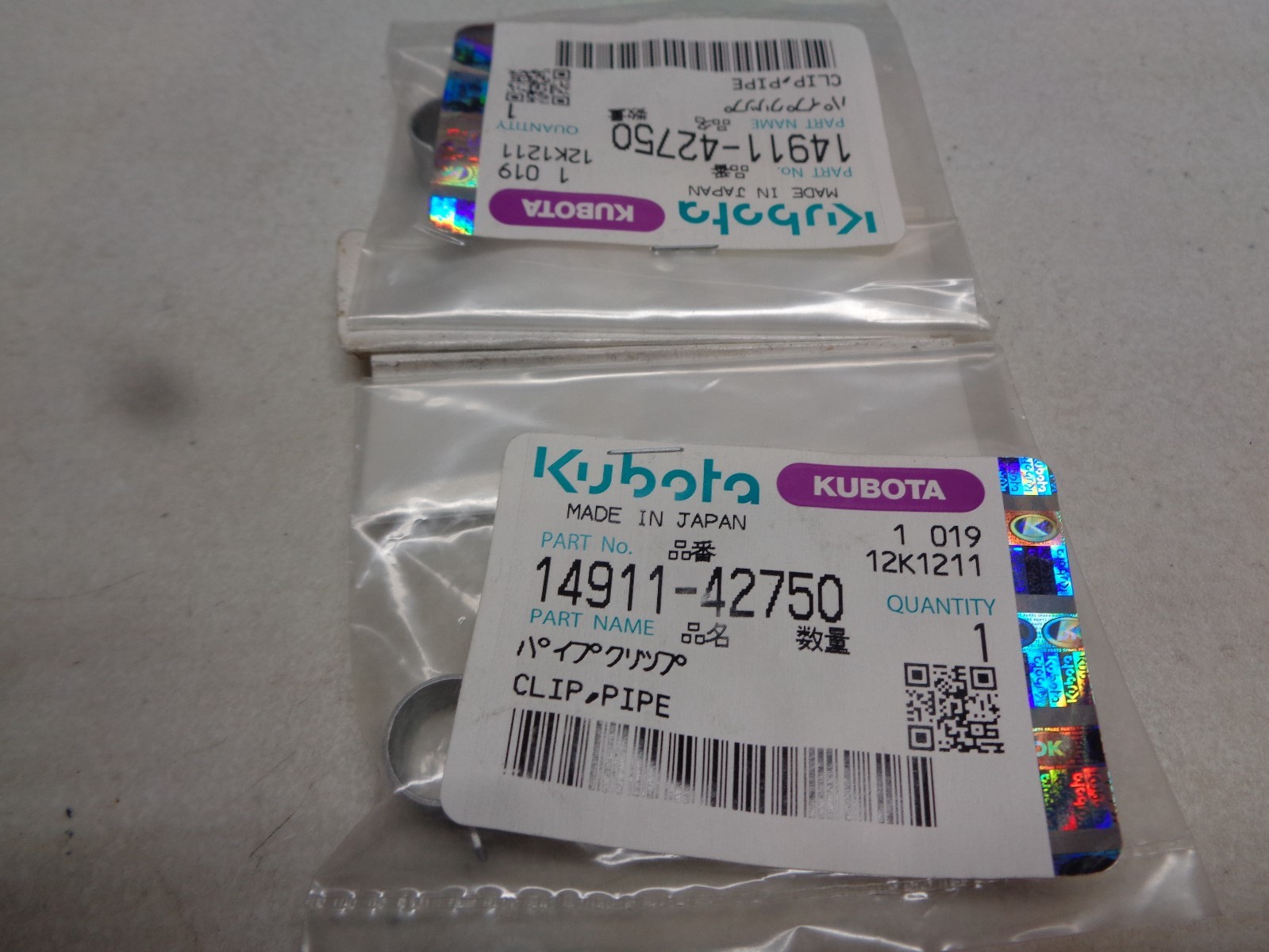 Kubota Pipe Clip 14911-42750
