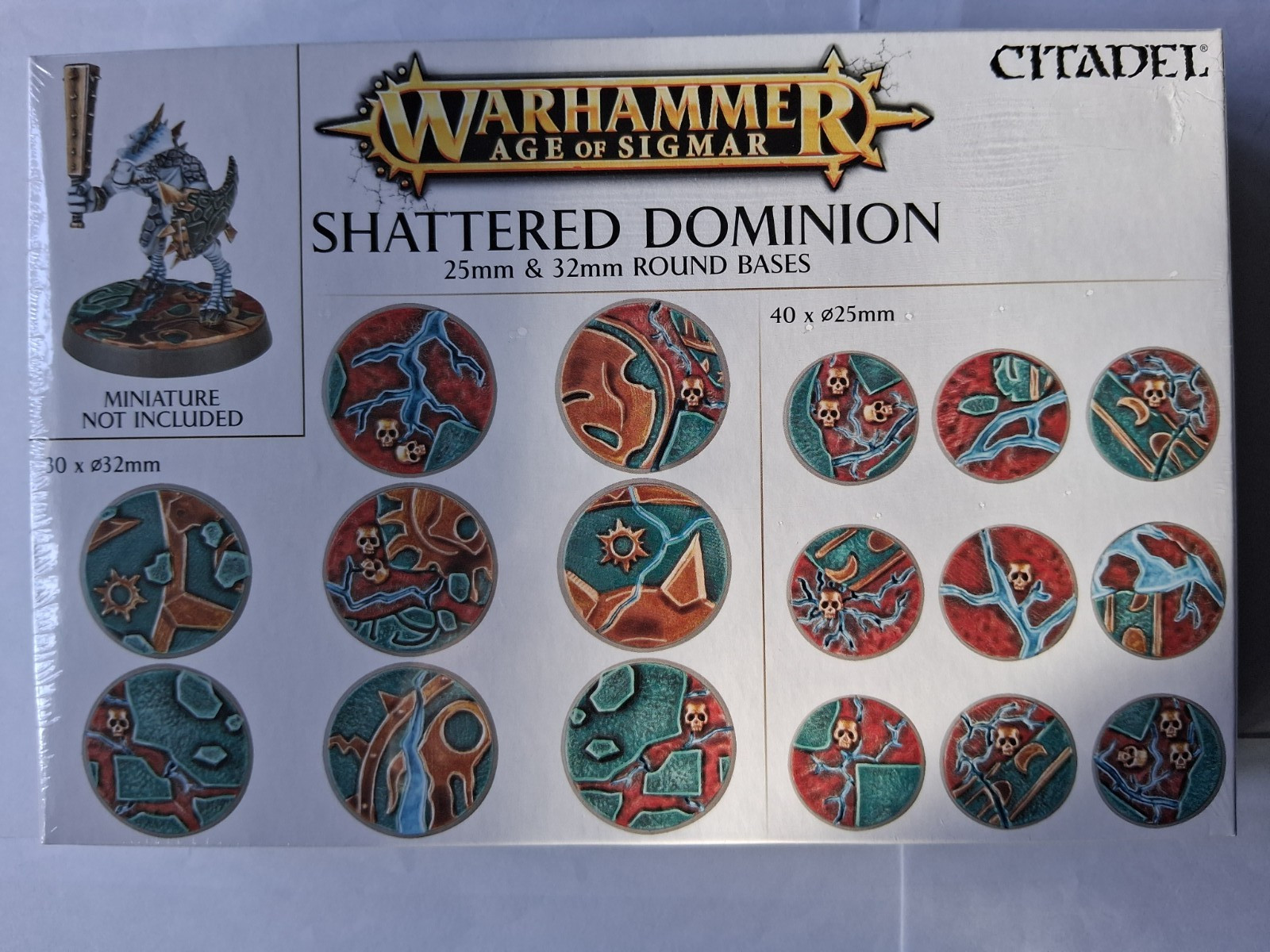 NEW SEALED Age of Sigmar - Shattered Dominion: 25mm & 32mm Round Bases