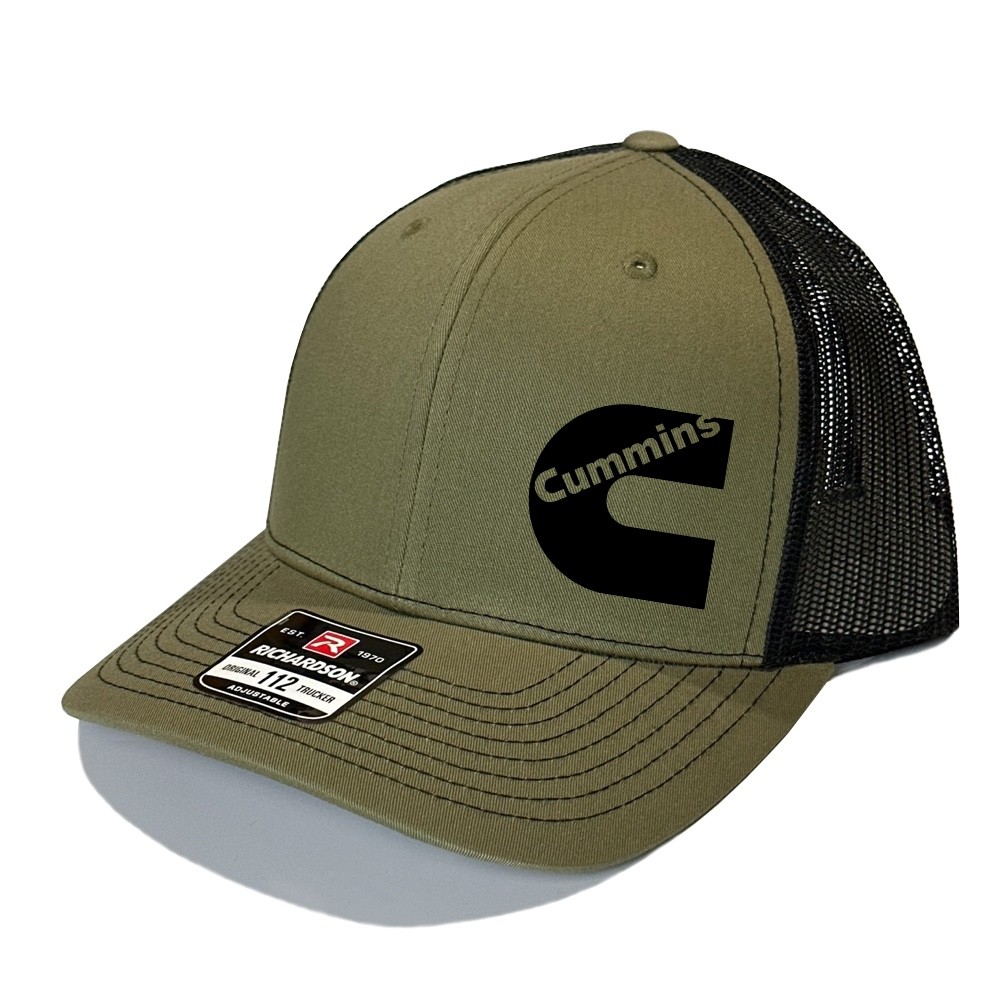 Cummins Diesel Richardson 112 Embroidered Snap Back Trucker Hat