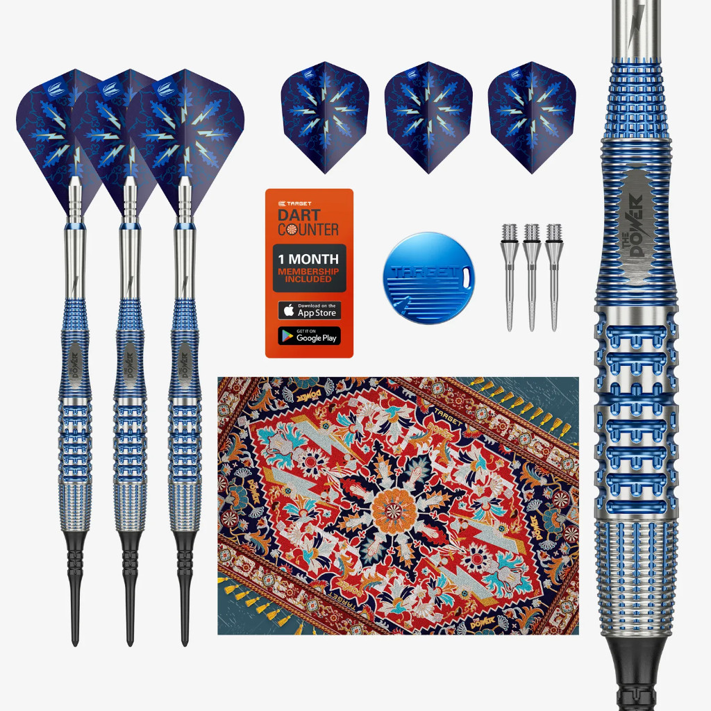 TARGET PHIL TAYLOR POWER GX2 18 GRAM 95% TUNGSTEN SOFT TIP DARTS 210508