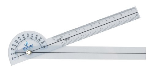 Blue Jay Take A Range Check 6.75? Goniometer 180? for Accurate Measurements