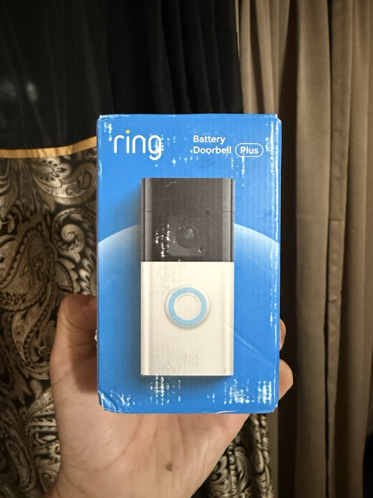 Ring Battery Doorbell Plus - Satin Nickel