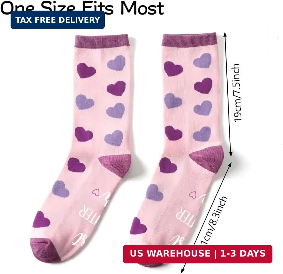 Socks Gifts for Mom Grandma Aunt Daughter Sister Bestie Godmother Godfather Gran