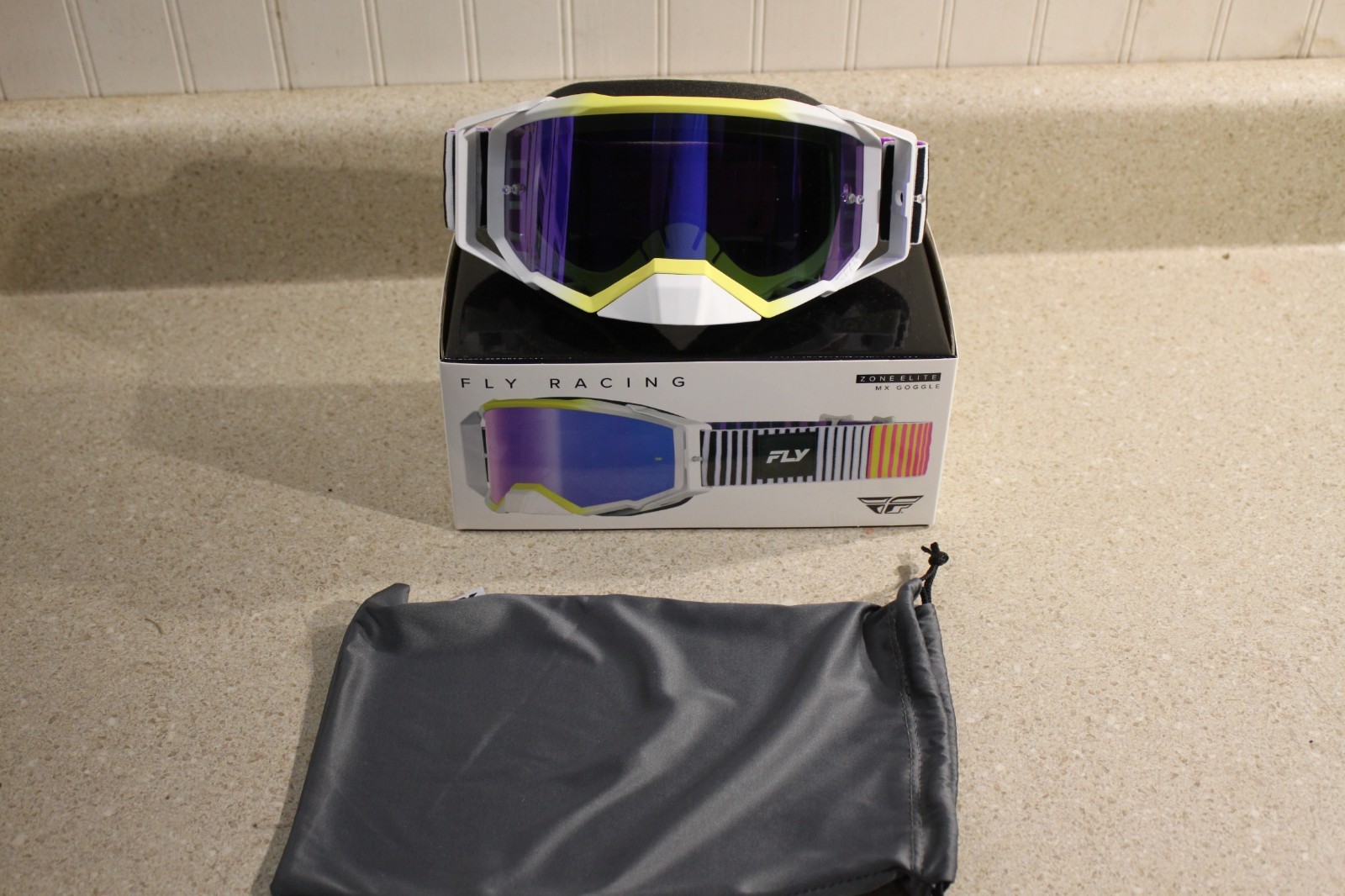 FLY RACING Zone Elite Goggles Pink/Yellow/Purple 37-5517 7547 Z3