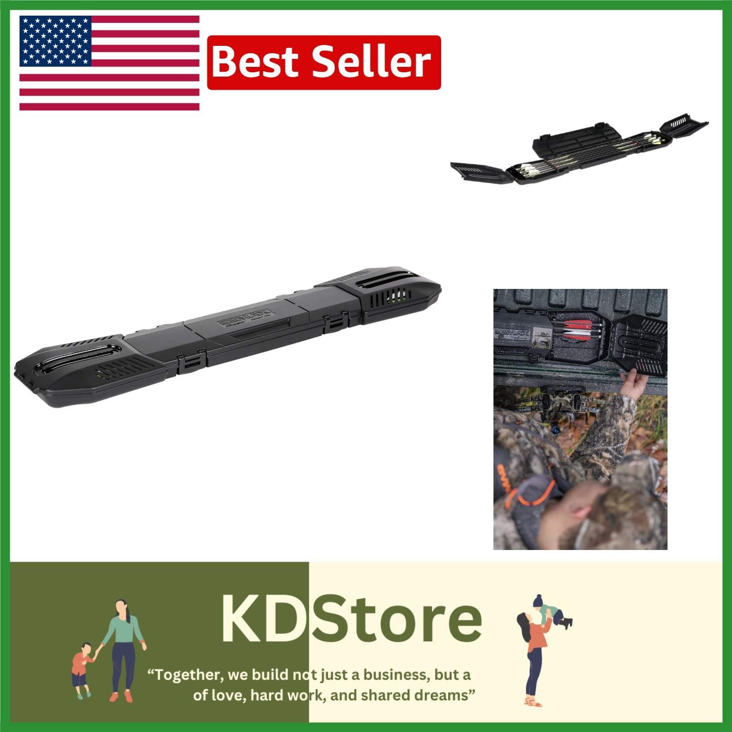 Bow Max Heavy-Duty Arrow Case for Secure Transport and Protection