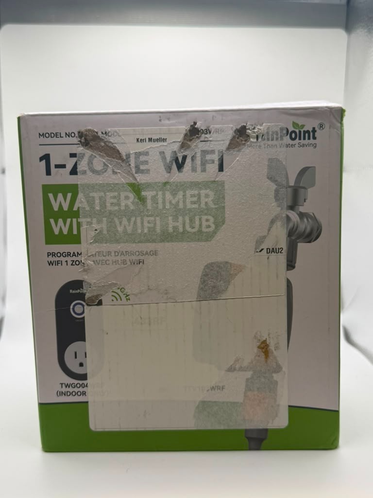RAINPOINT WiFi Smart Water Hose Timer Irrigation Controller w/ Hub Used