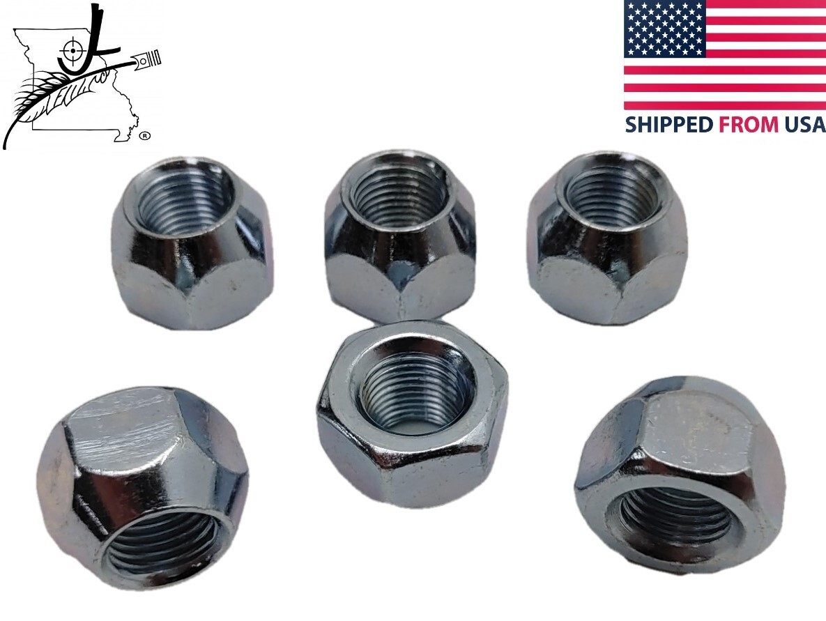 6 1/2"-20x9/16" Right Hand Wheel Lug Nut 60 Degree Taper Ford Dodge Chevy 3/4"