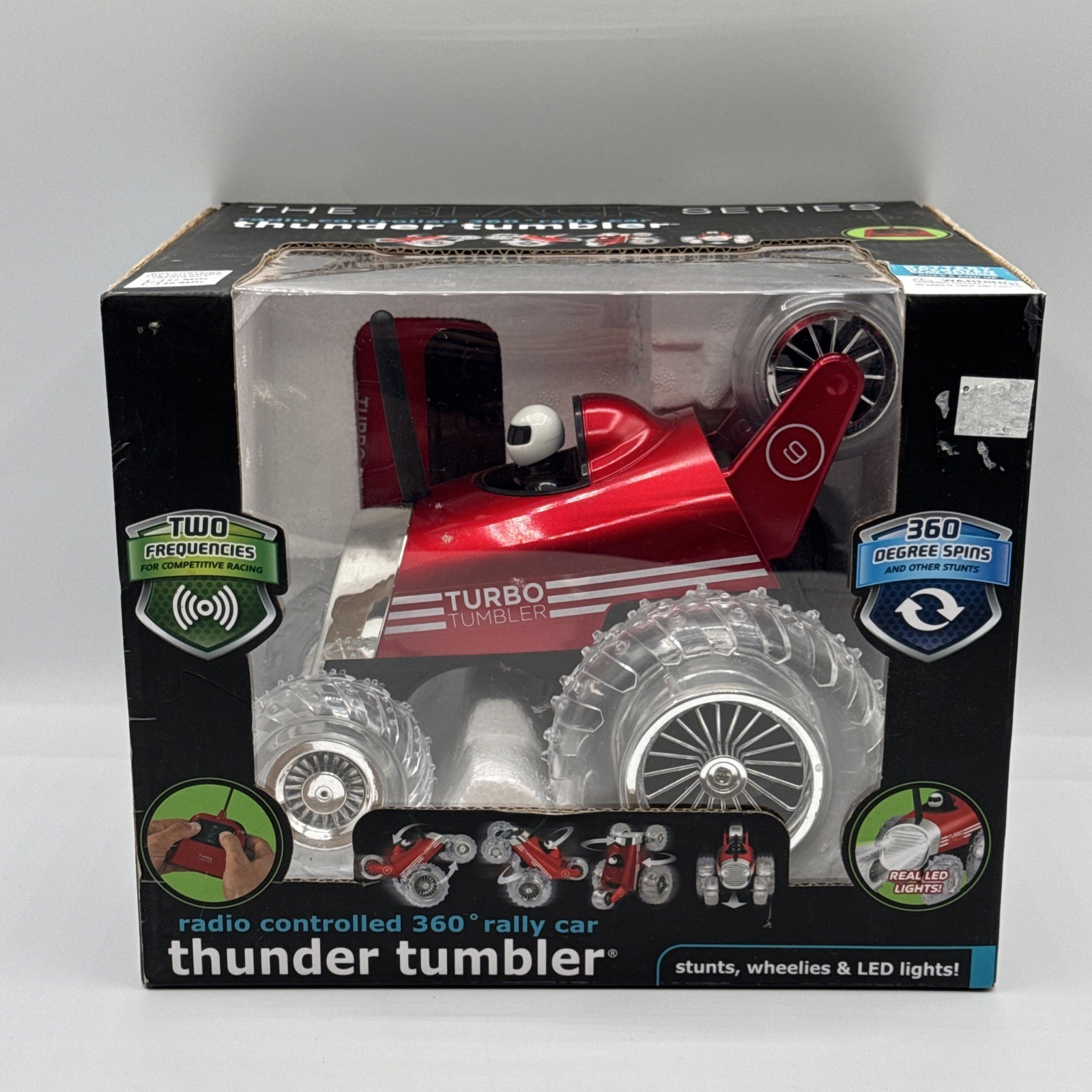 The Black Series Radio Controlled 360° Red Rally Car Thunder Tumbler (31845)