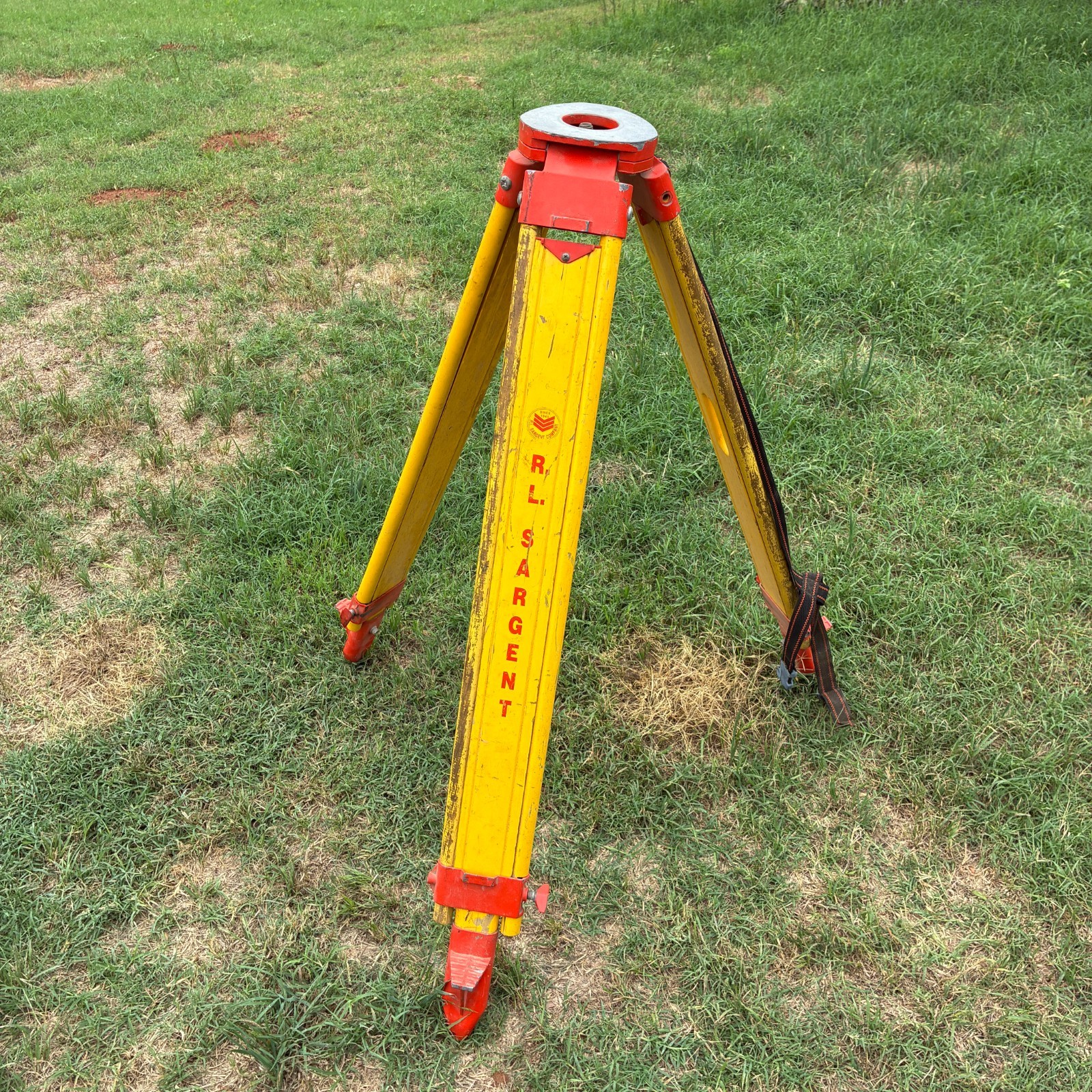 Vintage R.L. Sargent Heavy Duty Aluminum Survey Tripod Transit Engineering Stand