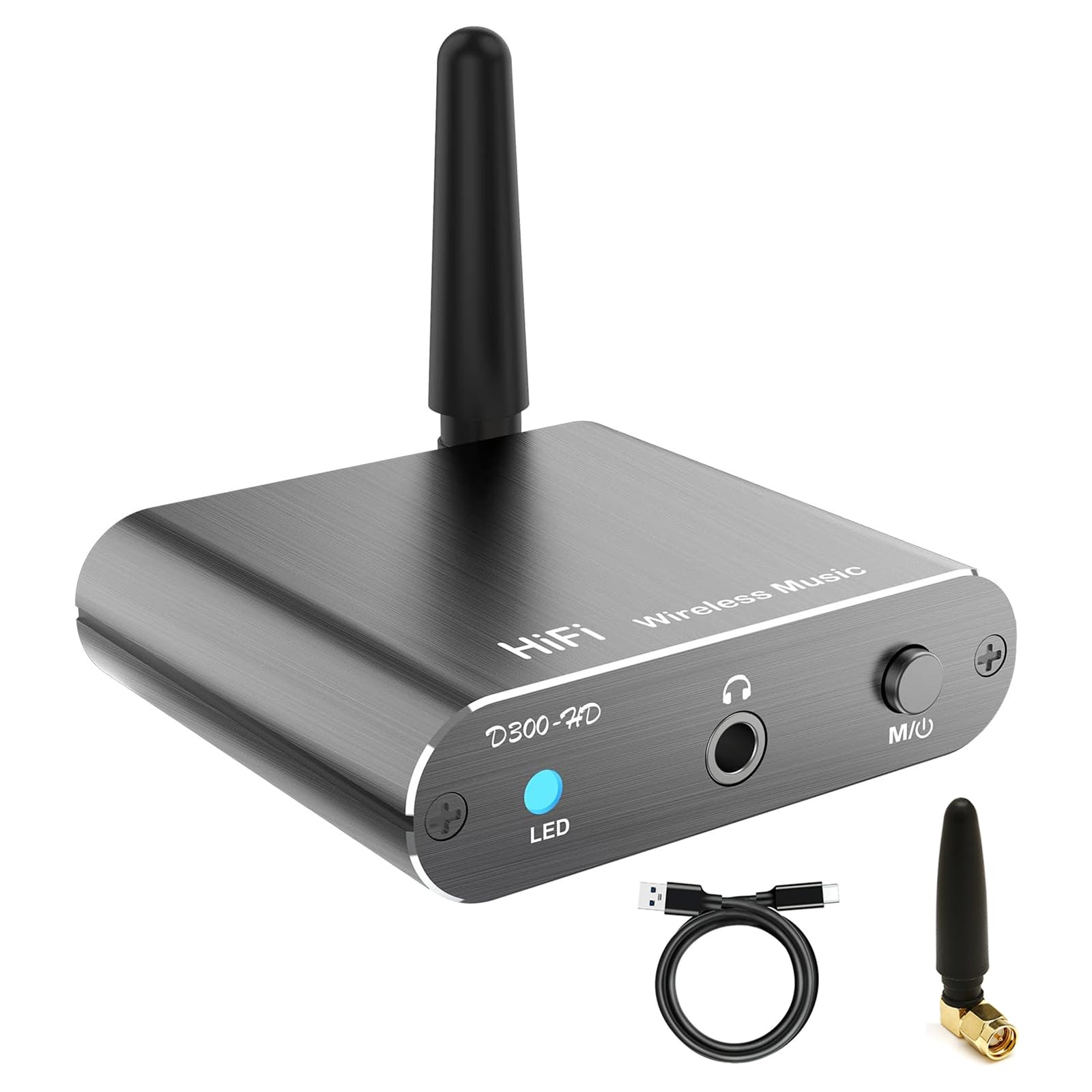 Bluetooth Receiver for Home Stereo, DAC Bluetooth 5.3 Adapter with RCA/Optica...
