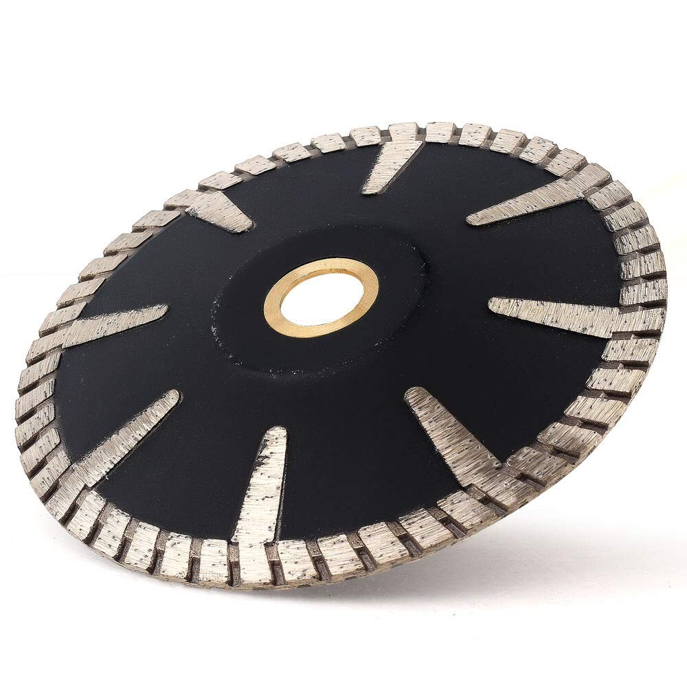 5 Inch 3 PCS Diamond Turbo Convex saw Blade Premium Grade Granite Concrete Sink