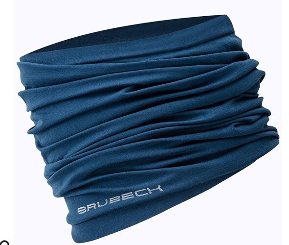 Brubeck Seamless Athletic Running Neck Gaiter  Unisex Small / Medium Blue New