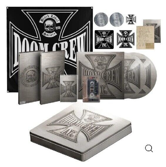 Autographed Black Label Society Doom Crew Inc. DELUXE Ed cd vinyl flag pin tape