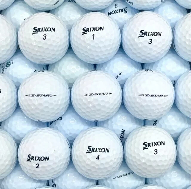 50 Srixon Z Star Used Golf Balls 5A Mint Condition FREE SHIPPING