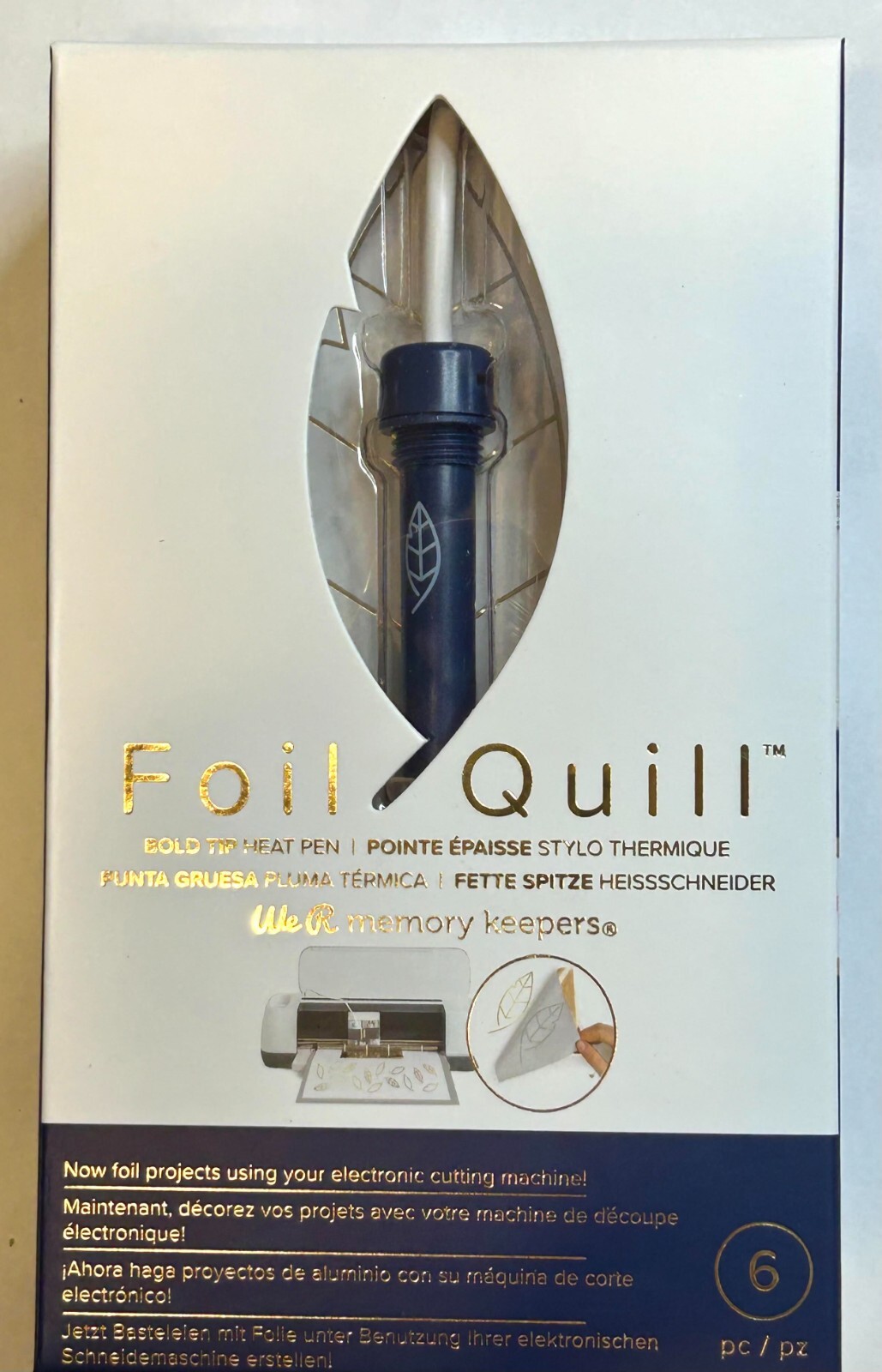 We R BOLD TIP USB Foil Quill heat pen & 4 cutting adapters,heat resistant plate