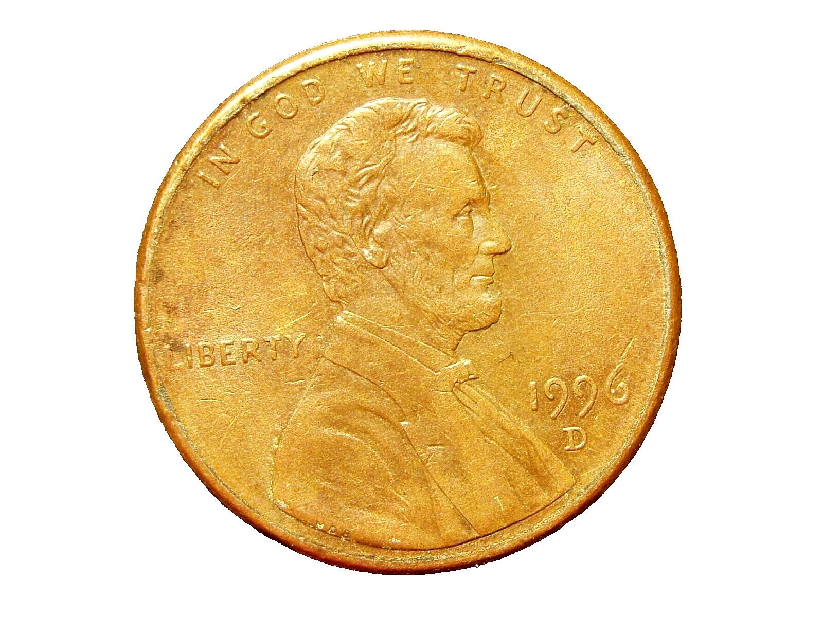 1996-D  LINCOLN MEMORIAL CENT #18