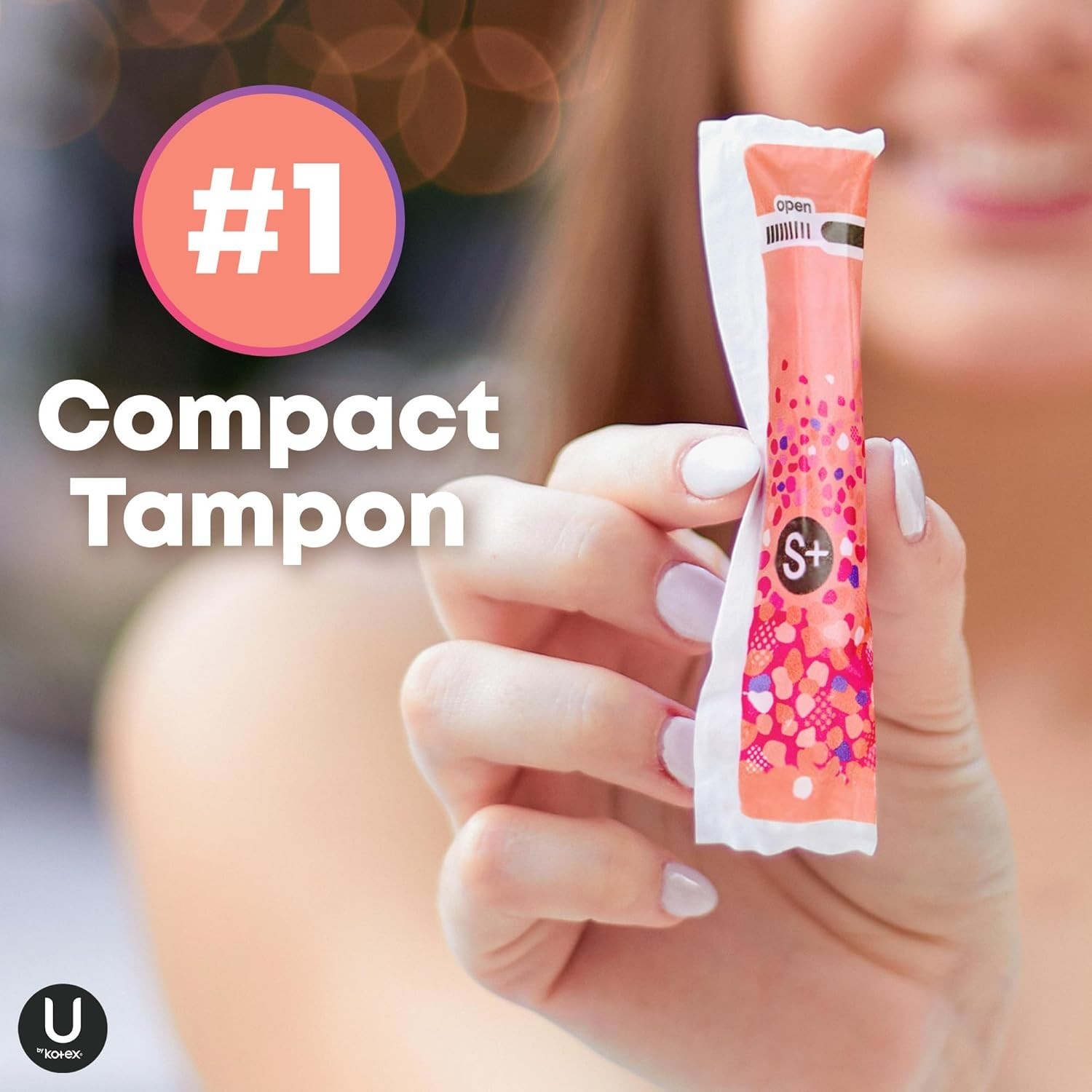 Click Compact Tampons Super Plus Unscented 128 Count Feminine Hygiene
