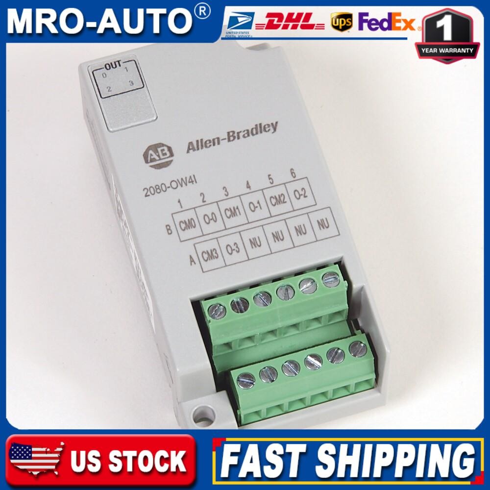 1PC 2080-OF2 New AB Micro800 2 Point Analog Output Plug-In Allen-Bradley 2080OF2