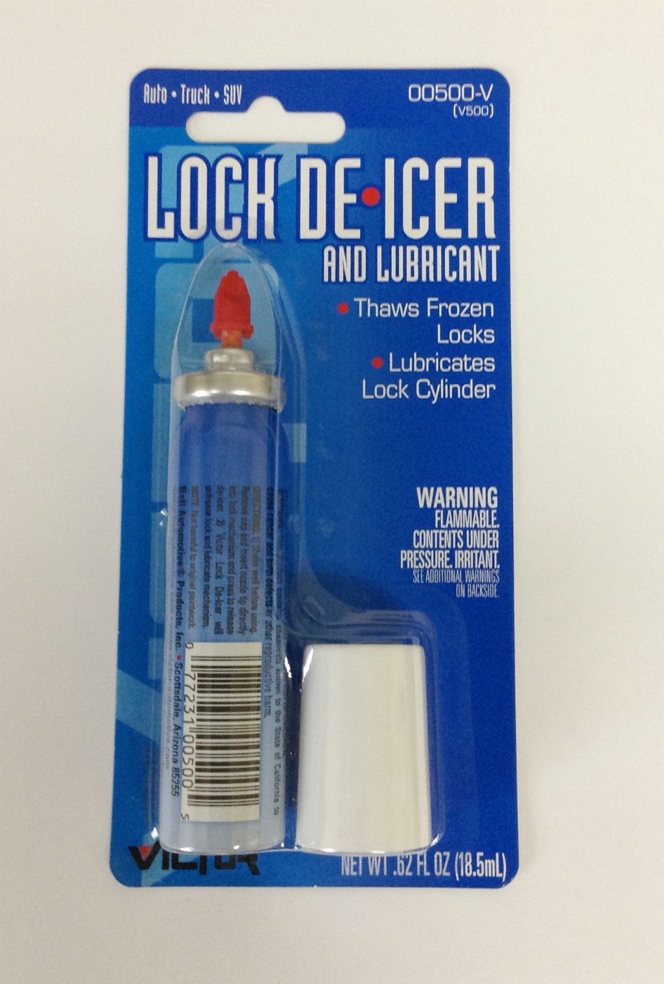 Lot of (2) VICTOR AUTO HOME MAILBOX AEROSOL LOCK DE-ICER AND LUBRICANT