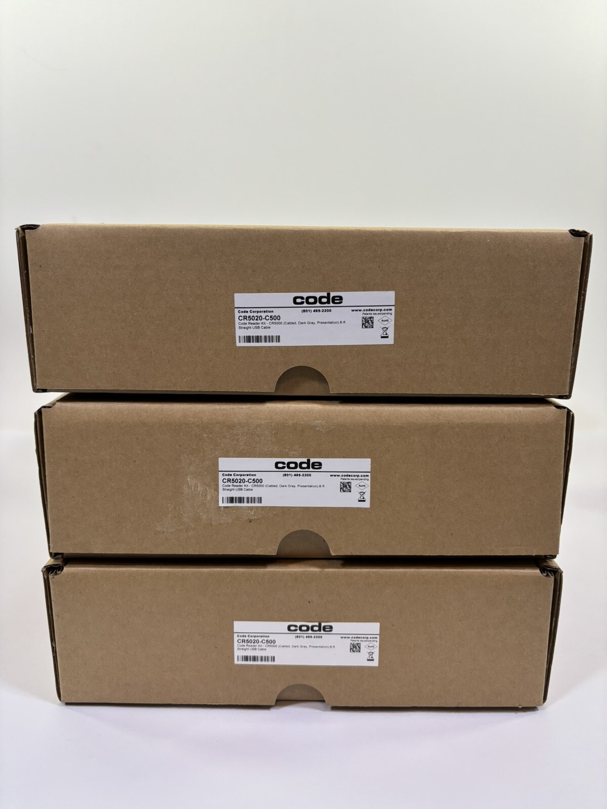 ABC Code CR5020 CR5000 QR-Code Barcode Reader [lot of 3] Brand New