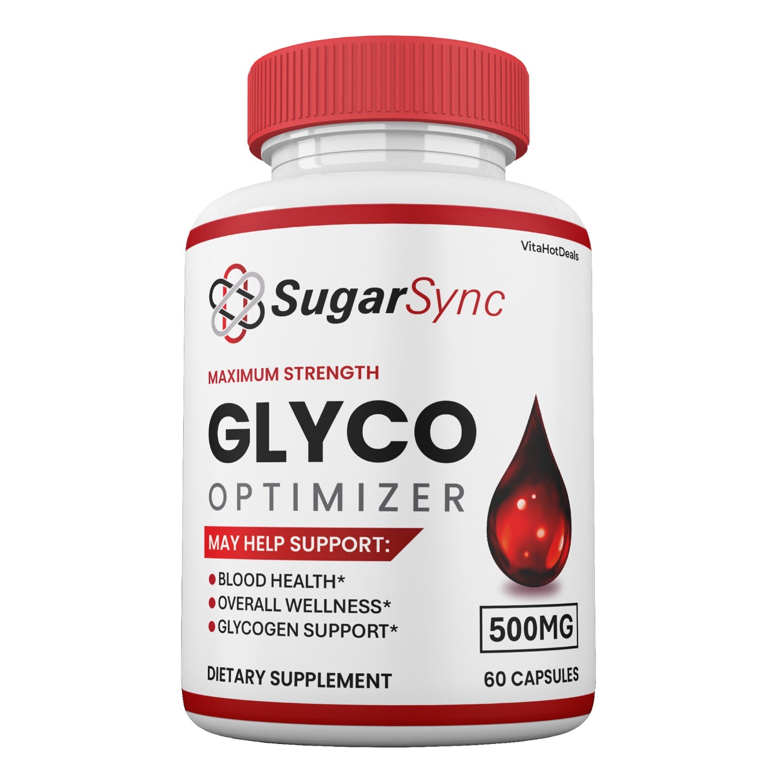 Sugar Sync Glyco Capsules, SugarSync Optimizer Max Strength Supplement (3 Pack)