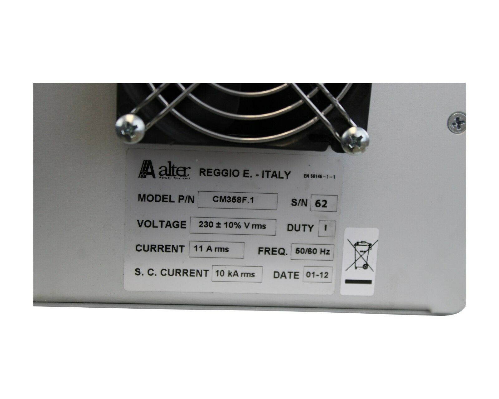 RICHARDSON ELECTRONICS SWITCH POWER GENERATOR CM358F.1