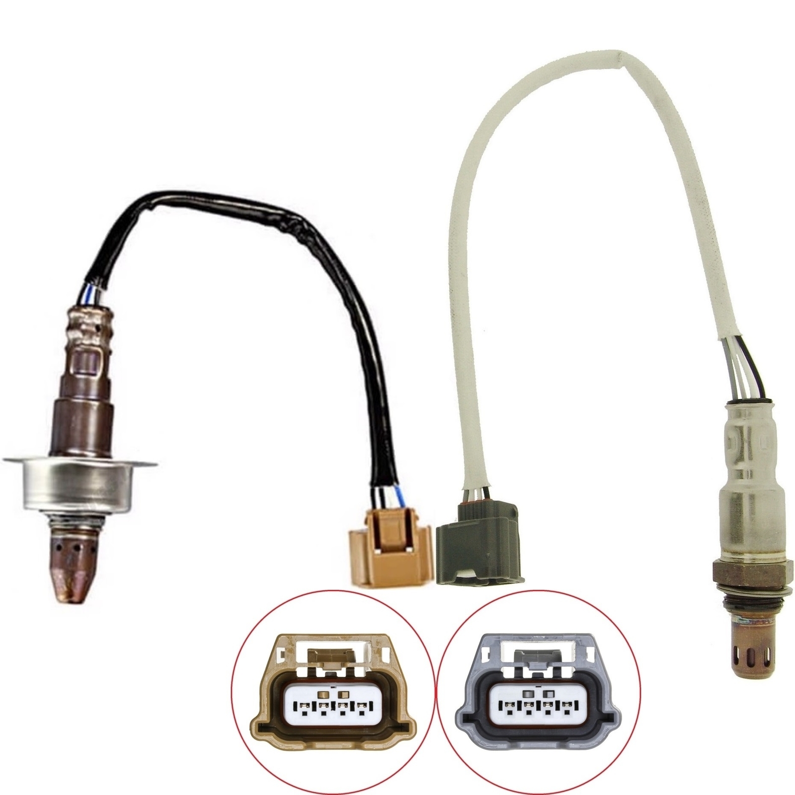 2PCS Oxygen Sensor Up+Downstream For Nissan Versa Note 1.6L 2014 2015 2016 2017