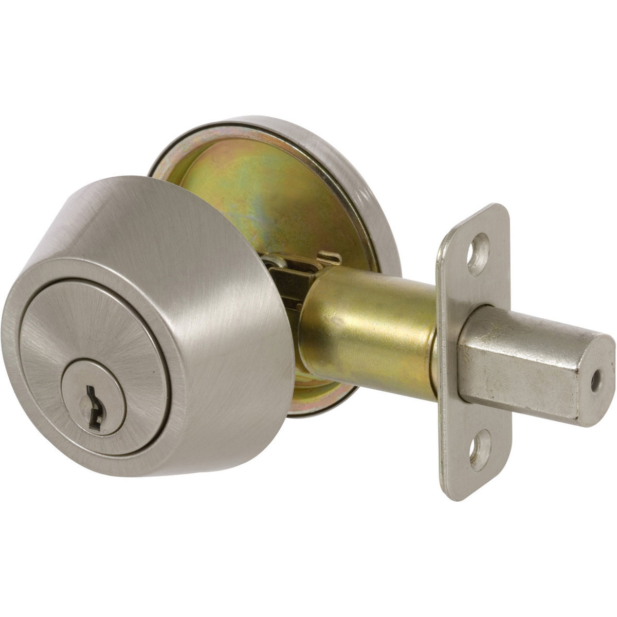 Cavalier Satin Nickel Single Cylinder Deadbolt
