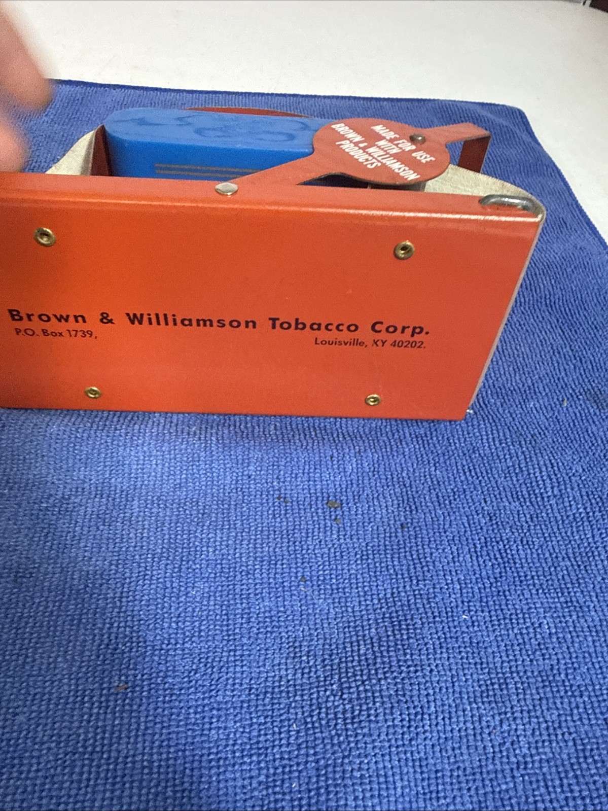 Vintage Brown and Williamson Cigarette Rolling Machine - EXCELLENT CONDITION!!