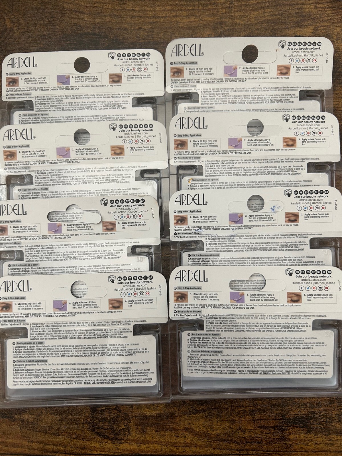 New Ardell Hollywood Glam Lashes Double Wispies - 8 Pack