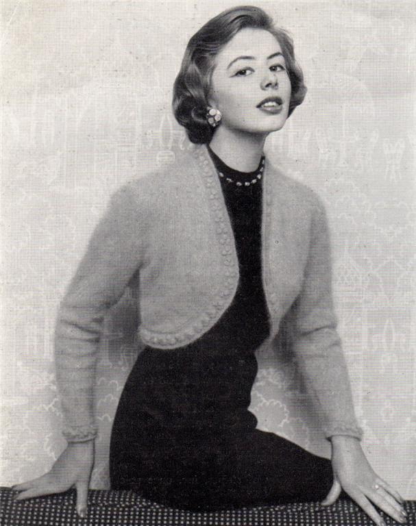 1950's LONG SLEEVED BOERO - COPY vintage knitting pattern