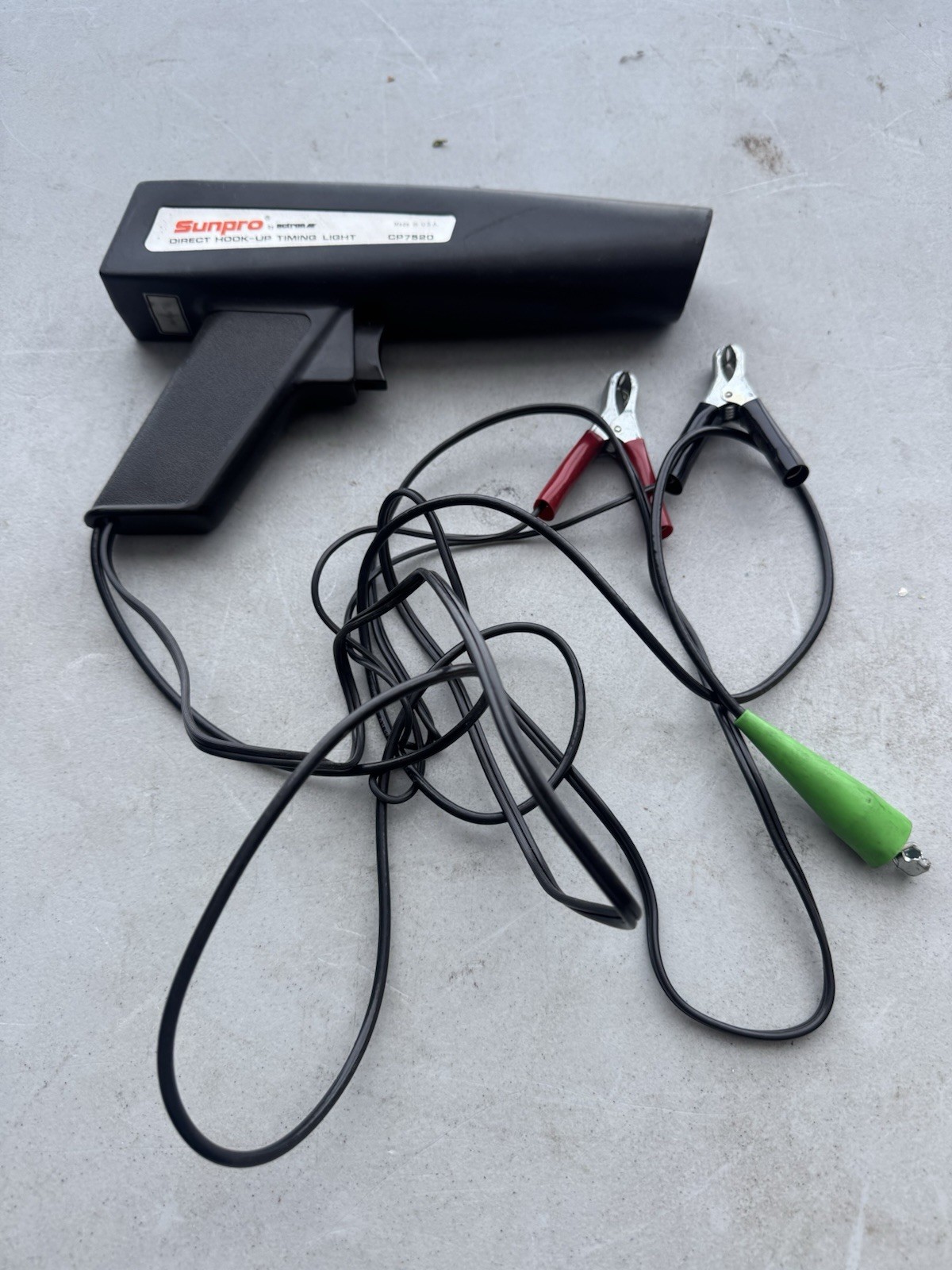 Sunpro by Actron Timing Light CP7520 Black w/ 6' Wire *NON-INDUCTIVE*