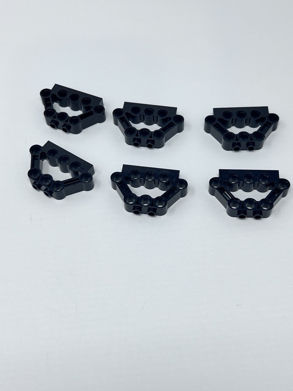 LEGO 28840 Technic Black Pin V Engine Block Connector  1x5x3 Lot Of 6
