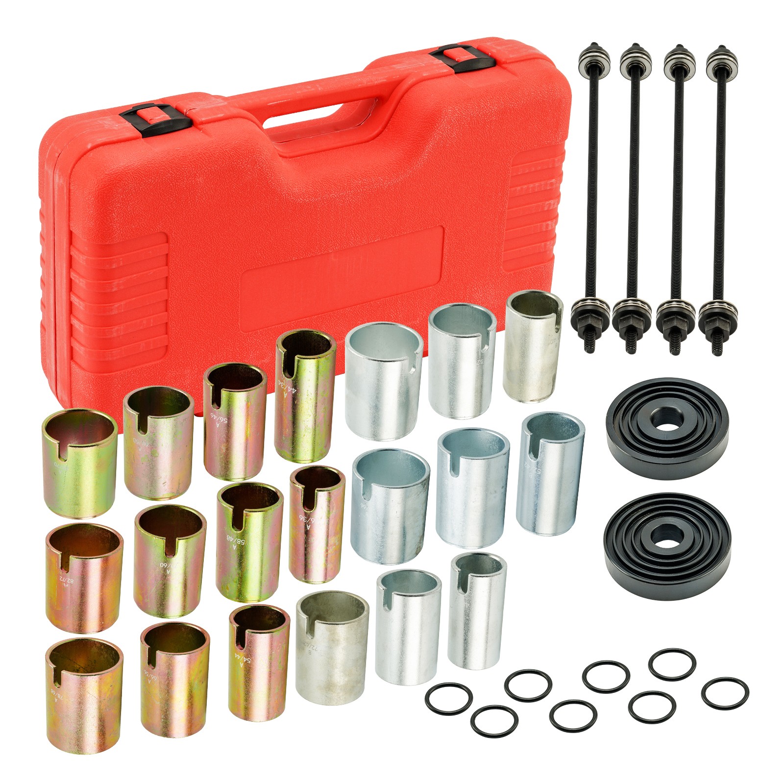 26x Universal Press and Pull Sleeve Kit Bush Bearing Removal Insertion Tool