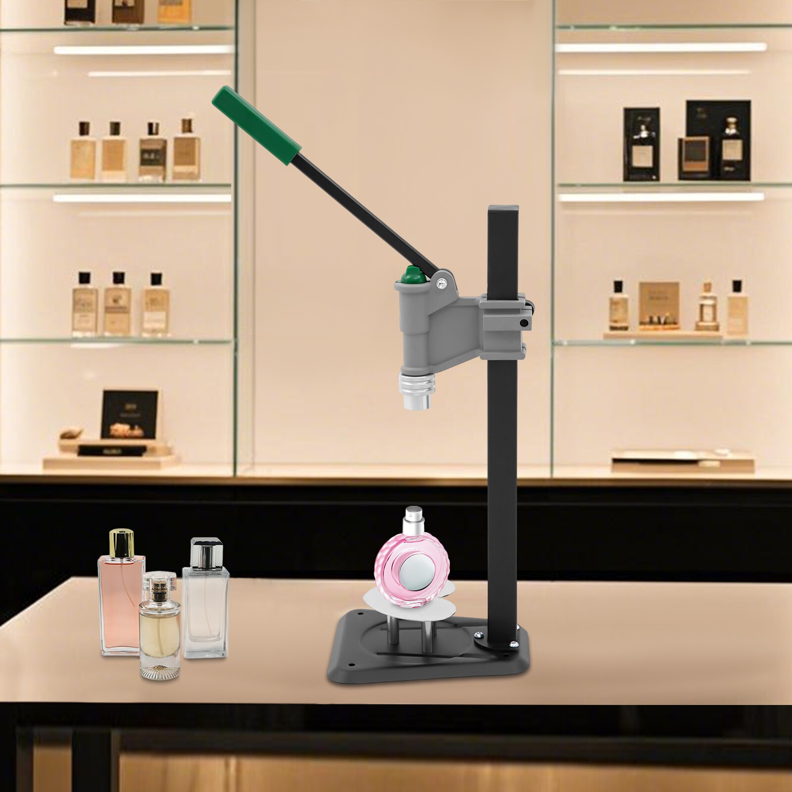 Manual Perfume Capper 13mm 15mm 18mm 20mm Perfume Bottle Crimping Machine Sealer